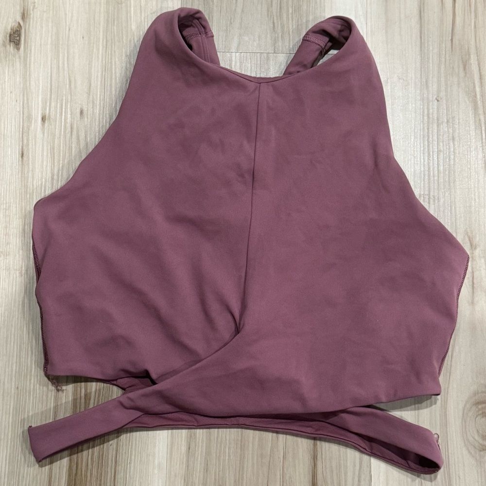 Athleta Conscious Cutout Maroon Athletic Tank Top Women’s Large